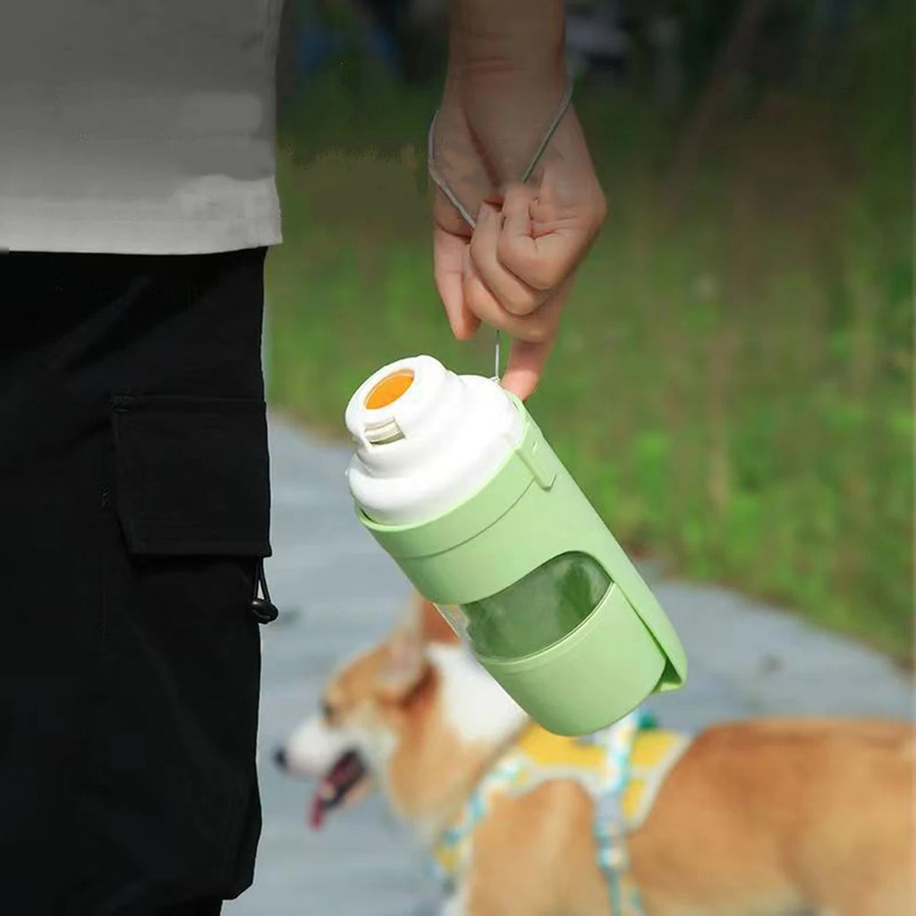 4-in-1 Portable Pet Travel Water & Food Bottle