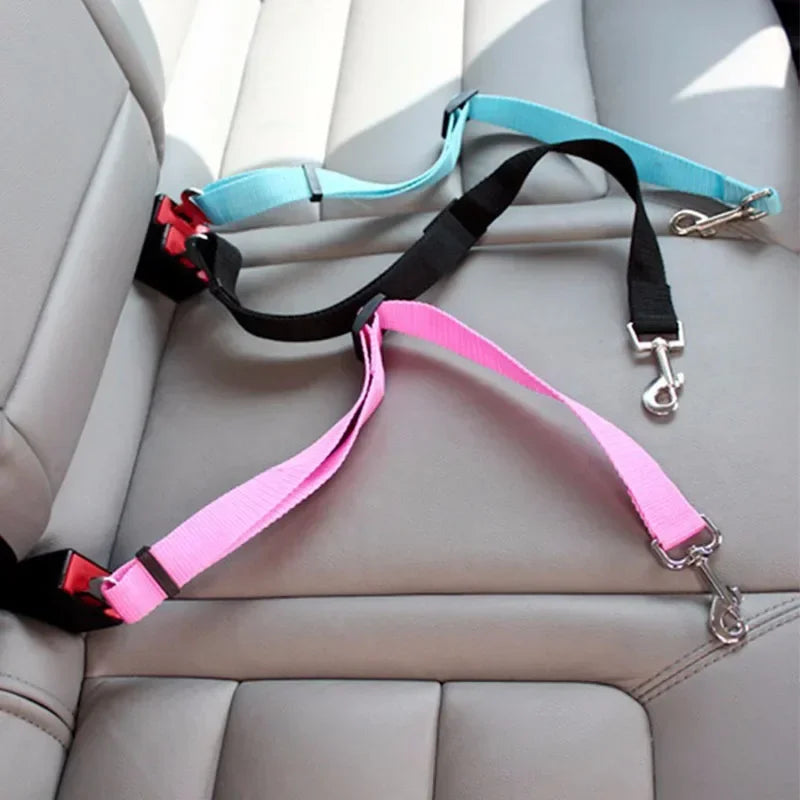 Adjustable Heavy-Duty Pet
Safety Car Seat Belt