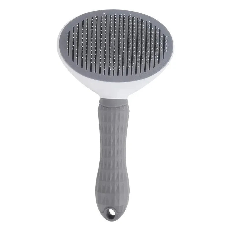 Self-Cleaning Pet Grooming
& Dematting Brush